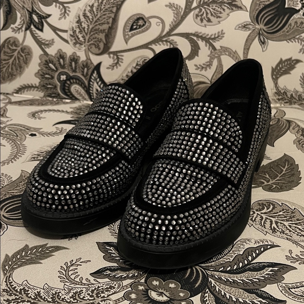 Aldo Rhinestone Loafers